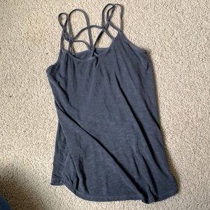 Strappy Grey Tank Top